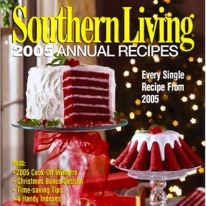 Southern Living 2005 Annual Recipes:Hardcover w/Christmas 🎄Bonus Section!🎅